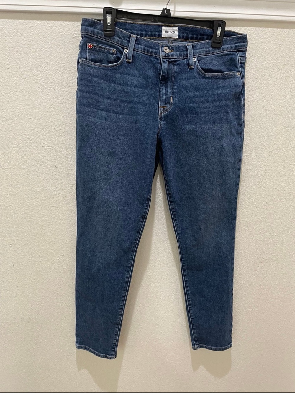 Hudson Natalie Mid rise Skinny Jeans size 32 women’s Ankle
